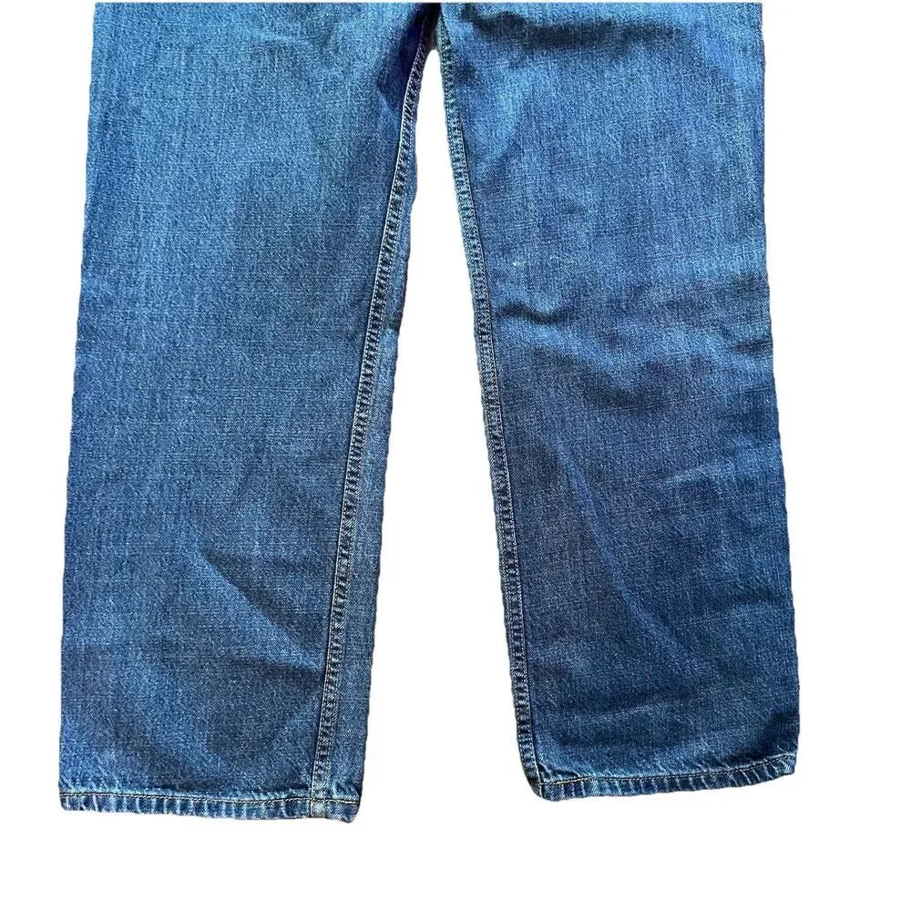 Levi's Signature Relaxed Medium Wash Denim Blue Jeans Men's 36x34